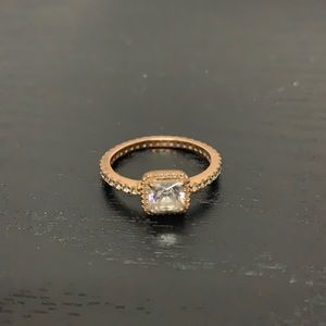 Square design ring by Pandora